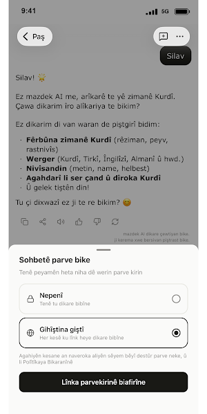 mazdek - Kurdish AI Screenshot 2