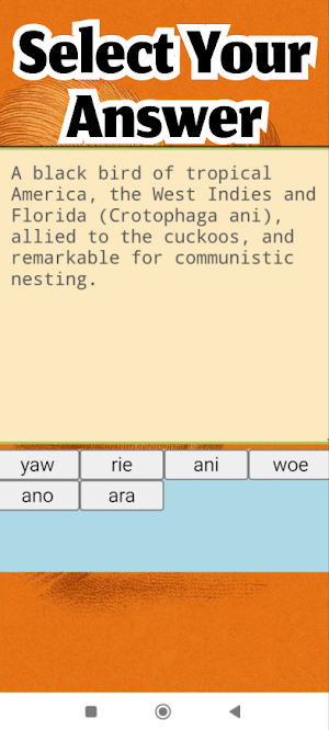 Retro Crossword Puzzle Game Screenshot 3