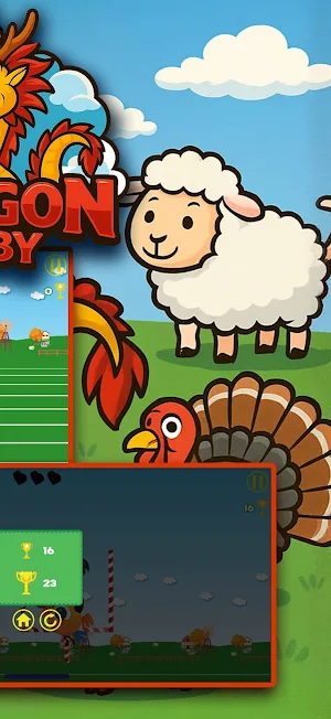 Dragon Rugby-Flick Ball Screenshot 2