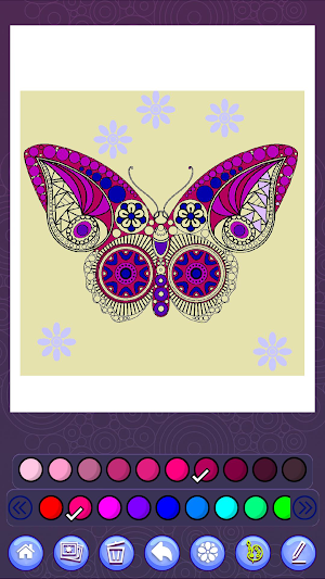 Mandala Color Book - Tap Color Screenshot 1