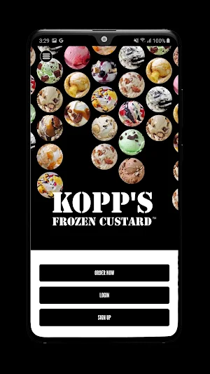 Kopp's Frozen Custard Ordering Screenshot 1