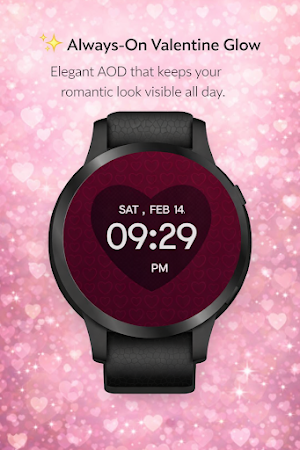 Valentine's Day Wear OS Screenshot 2
