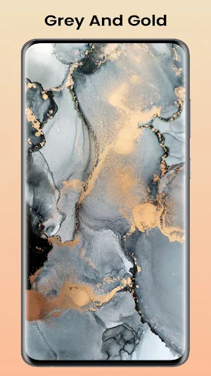 Grey And Gold Wallpaper Screenshot 0