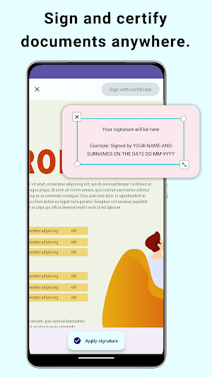 Sign with Digital Certificate Screenshot 3