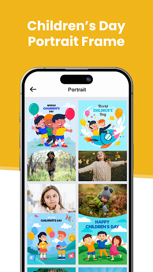 Children's Day Photo Frame Screenshot 1