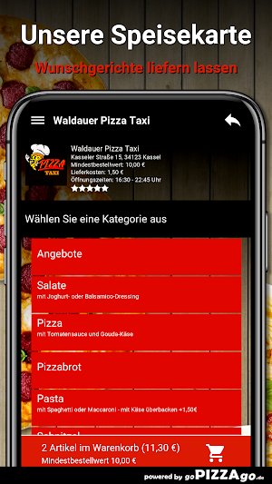Waldauer Pizza Taxi Screenshot 3