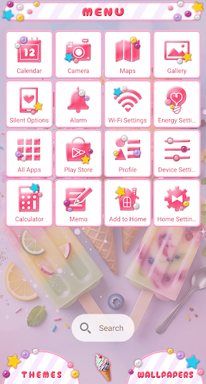 Sweet Gelato Theme +HOME Screenshot 1