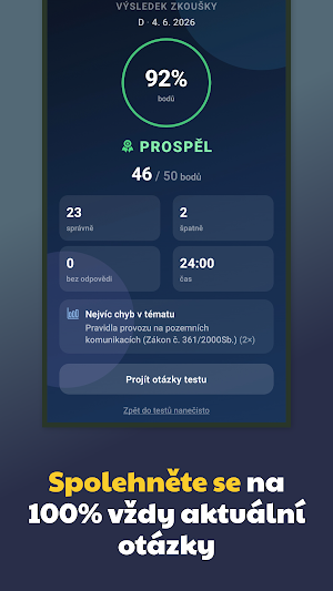 Autoškola 2026: eTesty Screenshot 1