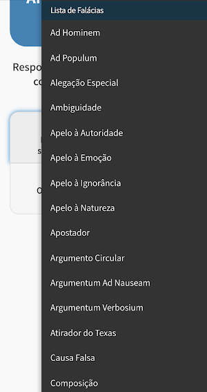 Falácias Falaciosas Screenshot 2