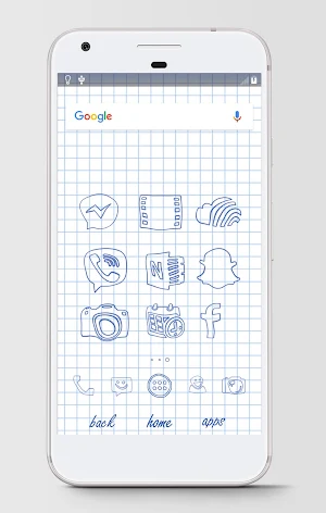 Hand drawn - Icon Pack Theme with 9025+ icons screenshot 4