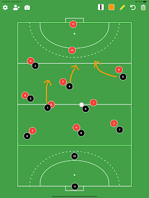 Field Hockey Tactic Board Screenshot 3