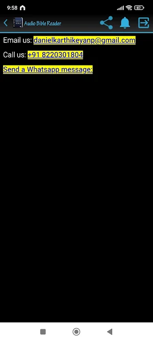 Audio Bible Reader Screenshot 0