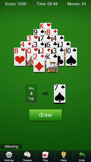 Pyramid Solitaire - Classic Free Card Games Screenshot 1