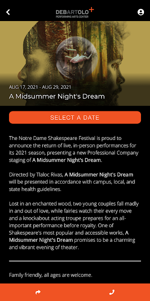 DeBartolo Performing Arts Screenshot 3