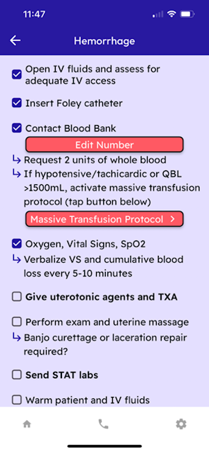 OB Emergencies Screenshot 1