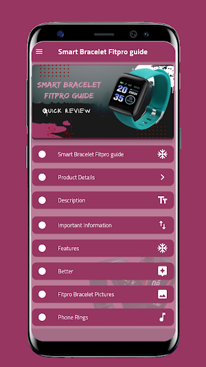 Smart Bracelet Fitpro Guide Screenshot 1
