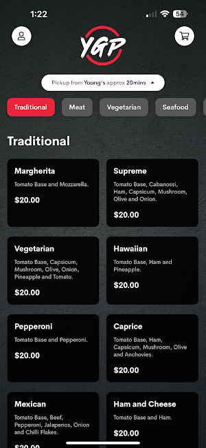 Young's Gourmet Pizzeria Screenshot 0