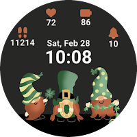 St Patrick’s Gnomes watch face