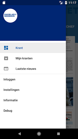 DVHN digitale krant Screenshot 1