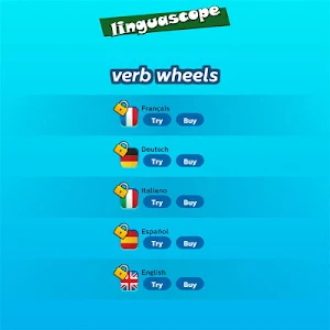 Verb Wheels Screenshot 1