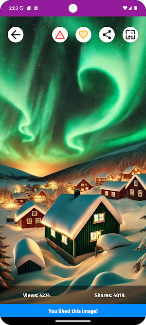 Aurora Borealis Wallpapers Screenshot 1