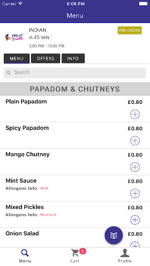 Mint Balti Screenshot 0