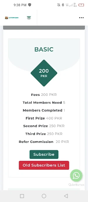 Lottery Earn Screenshot 2