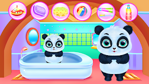 Cute Panda Caring and Dressup Screenshot 0