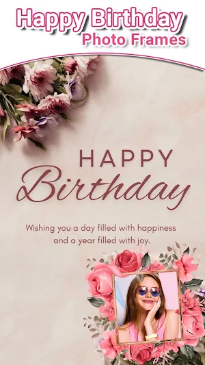Birthday Photo Frame Maker Screenshot 2
