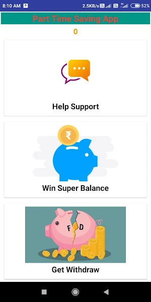Part Time Work - Saving Money Screenshot 0