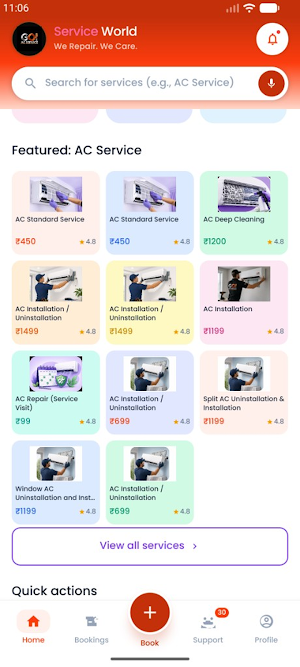 Go Ac Service Screenshot 1