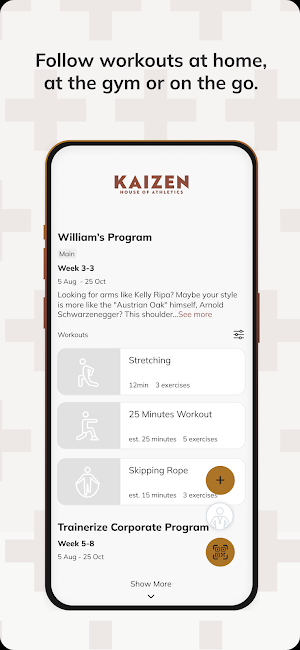 Kaizen House of Athletics Screenshot 2