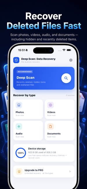 Deep Scan: Data Recovery Screenshot 0