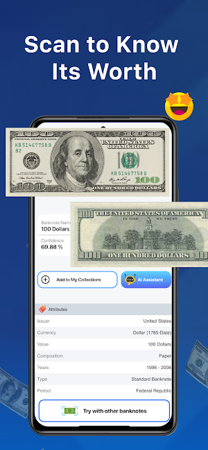 Banknote Identifier Scan Cash Screenshot 3