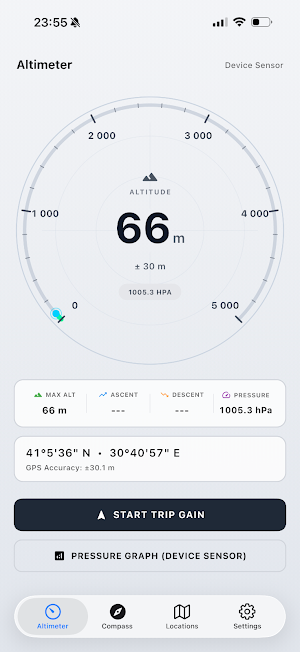 Altimeter: Altitude Tracker Screenshot 1
