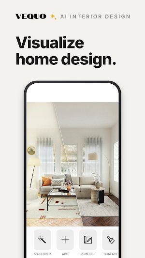 Vequo: AI Interior Design Screenshot 0