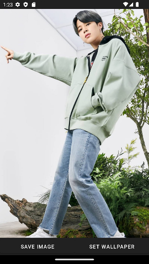 BTS Jimin Wallpaper Screenshot 2