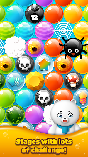 BUBBLE SHOOTER : HUNGRY BEAR Screenshot 3