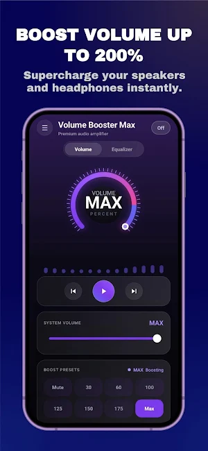 Volume Booster Max: EQ & Amp Screenshot 0