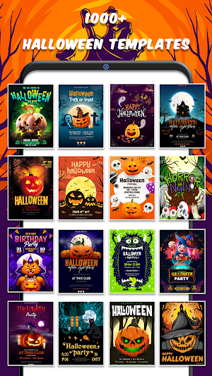 Halloween Party Invitations Screenshot 0
