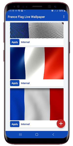 France Flag Live Wallpaper Screenshot 0