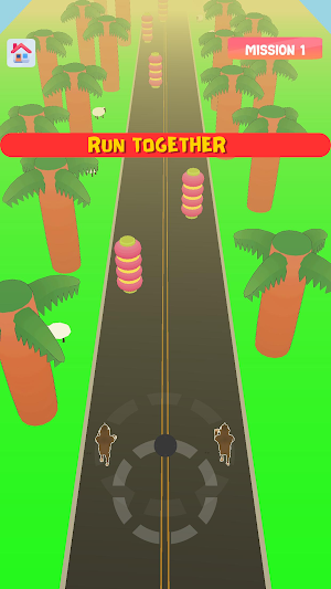 Monkey Dual Ape running games Screenshot 1