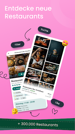 Swipein – Restaurant Entdecker Screenshot 3