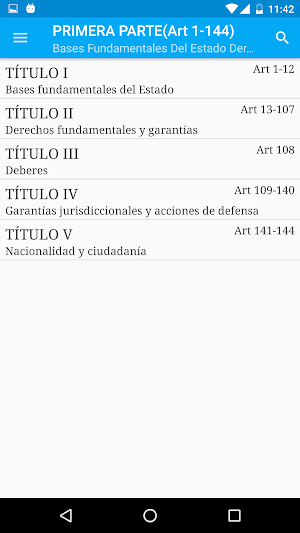 Constitución de Bolivia Screenshot 2