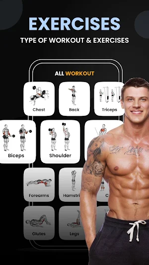 Gym Workout All & Nutrition Screenshot 1