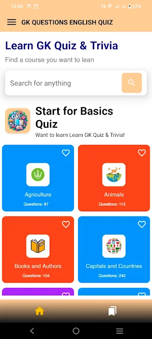 GK Questions English Quiz Screenshot 1