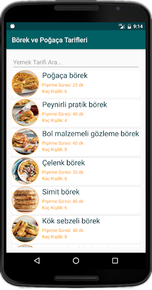 İnternetsiz Börek ve Poğaça Tarifleri Screenshot 0