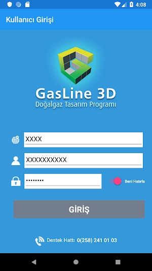 Gasline Mobil Randevu Screenshot 0