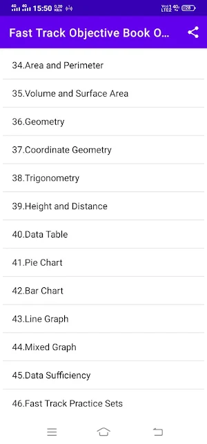 Fast Track Mathematics Book Screenshot 3