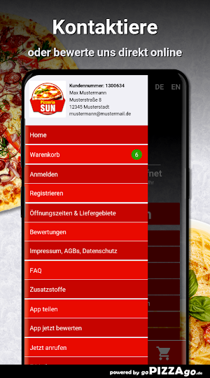 Pizzeria Sun Frankfurt am Main Screenshot 2